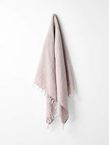 Jetés de lit et de canapé décoratifs en lin français 100% fabriqués en Inde, sur mesure, tissés, lavables - Product Image 5