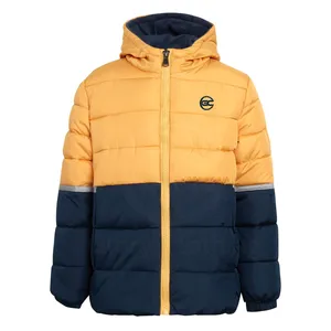 Designer Clássico Algodão Azul Cor Clara Com Capuz Casaco Masculino Juntos Puffer Casacos De Inverno Para Homens