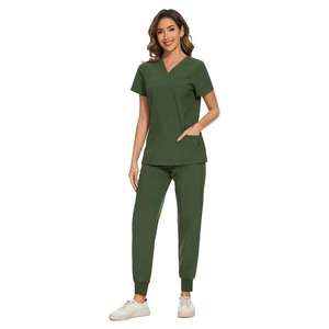 Conjunto de uniforme de hospital de la mejor calidad 100% para médicos y enfermeras perfectamente hecho de lona Premium para mujeres - Product Image 5