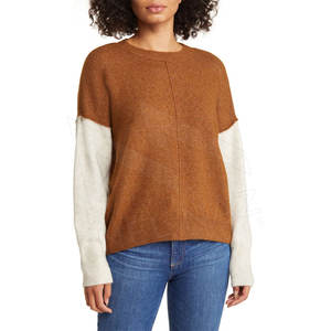 Pull d'hiver décontracté pour femmes de haute qualité OEM pull pour femmes en tissu respirant conçu sur mesure approvisionnement en usine - Product Image 2