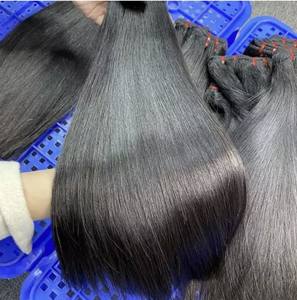 Extensiones de cabello humano vietnamita, mechones de pelo liso de hueso natural, doble estiramiento, moda - Product Image 5