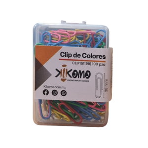 Colored Lined <b>Clip</b> 28 MM - Product Image 1