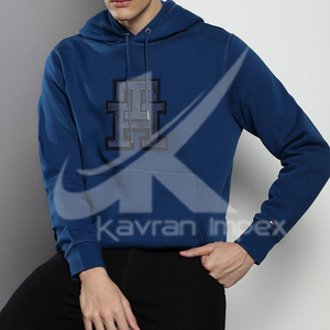 เสื้อฮู้ดพิมพ์ลายพัฟหน้าจอโฟม3D ผ้าเทอร์รี่สำหรับผู้ชายผ้าคอตตอนขนาดใหญ่แบบสวมหัวสำหรับผู้ชาย - Product Image 1