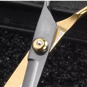 Juego de Tijeras de Peluquería Profesionales Más Vendidas, Rectas, Afiladas, de Acero Inoxidable 4Cr13, con Mango Mediano, para Diestros - Product Image 3
