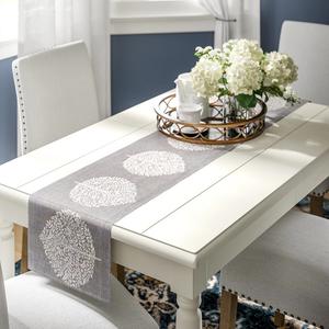 Camino de mesa con diseño triangular moderno de lujo, decoración personalizada para fiesta de boda, algodón duradero y reutilizable, gran oferta - Product Image 3