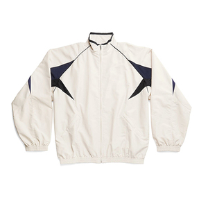 Veste de sport à demi-fermeture éclair coupe-vent en nylon personnalisée tenues d'hiver solides survêtements à demi-fermeture éclair écologiques personnalisés - Product Image 4