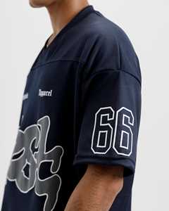 Custom West Drift <b>Mesh</b> Jersey Boxy T-shirt Oversized Sublimation <b>Print</b> Y2K Soccer Streetwear Retro <b>Mesh</b> Unisex Graphic V Neck - Product Image 6