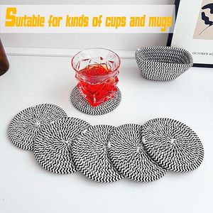 Best Theme Design Cotton Rope <b>Table</b> <b>Coaster</b> Best for Parties and Other Functions Tableware Decorative Beast Design <b>Coaster</b> - Product Image 2