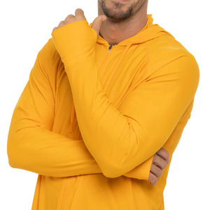 Vêtement de pêche pour homme en soie glacée, protection solaire UPF50+, léger, respirant, à séchage rapide, veste à capuche à manches longues - Product Image 4