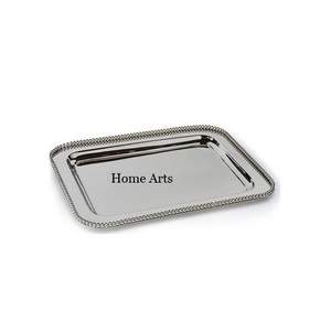 Plateau de service en acier inoxydable de la plus haute qualité, taille et forme personnalisées, plateau de service alimentaire pour la meilleure vente - Product Image 5