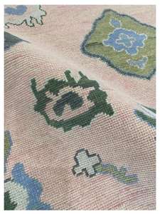 พรมขนสัตว์ทอมือแบบอูชาค สีพื้น ขนหนานุ่มพิเศษ ด้านหลังทำจากยางลาเท็กซ์ ปมแน่น ไม่ลื่น ซักได้ สำหรับปูพื้นบ้าน ราคาโรงงานจากอินเดีย - Product Image 3