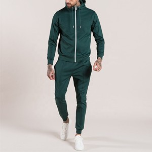 Nouveaux sweats à capuche à sublimation épaissi personnalisés pour hommes, ensemble de vêtements de sport décontractés avec deux sweat-shirts - Product Image 1