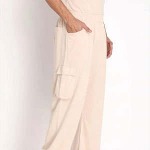 Pantalones de chándal acampanados lavados con ácido informales ligeros y personalizados para hombre, estampado gráfico acampanado, desteñido al sol para Edge, venta OEM - Product Image 6