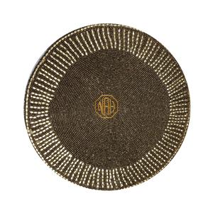 Napperons perlés artistique rond fait à la main coton tapis de Table usine exportateur direct en vrac en gros salle à manger décoration fournisseur - Product Image 3