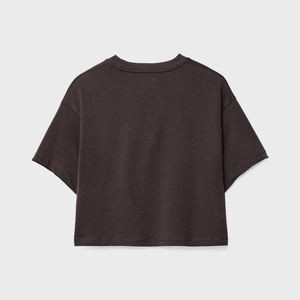 Tops cortos personalizados de algodón 100% para mujeres, ideales para boutiques de diseñadores o para regalar con estilo - Product Image 5