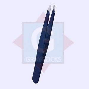 Pinzas para cejas con logotipo personalizado Pinzas para cejas injertadas de etiqueta privada de acero inoxidable - Product Image 3