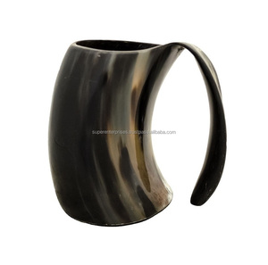 Tasse en corne colorée classique, meilleur décor d'intérieur, conception de matériau Unique avec couleur naturelle, tasse à boire hautement conçue - Product Image 5