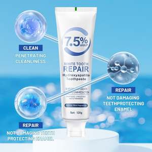 Pasta Dental con Hidroxiapatita al 7.5% nHAP, Reparación Dental, Blanqueamiento, Dientes Sensibles, Aliento Fresco, Cuidado Bucal, 120g - Product Image 4