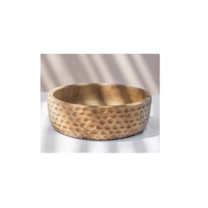 Cuenco de madera hecho a mano para servir, decoración de mesa de comedor rústica, comida tradicional para servir y regalos de inauguración de la casa - Product Image 4