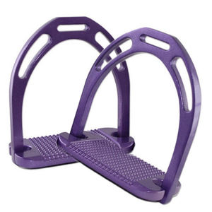 Estribos articulados de acero inoxidable fundido personalizados con estribos de seguridad ocular compensados para principiantes hechos en Pakistán - Product Image 4