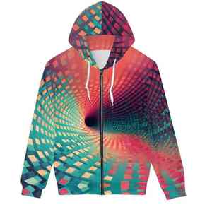 Sudadera con capucha estampada 3D para hombre con sublimación digital personalizada OEM, Sudadera con capucha de poliéster estampada de gran tamaño - Product Image 2
