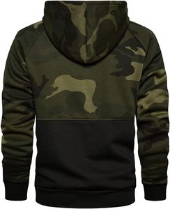Pull à capuche en molleton de coton surdimensionné pour hommes, épaules tombantes, poche kangourou chaude pour l'hiver Logo personnalisé - Product Image 2