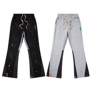 กางเกงวอร์มขาบานสำหรับผู้ชายกางเกงวิ่งขายาวมีโลโก้ออกแบบได้ตามต้องการแบบ2025 - Product Image 2