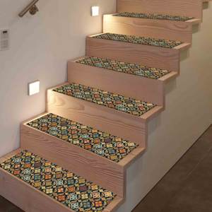 Ethnic Pattern Printed Rug: Trendy, Aztec, Modern, Gift, Stair, Personalized, Accent, Small, Popular,Step Rug - Product Image 3