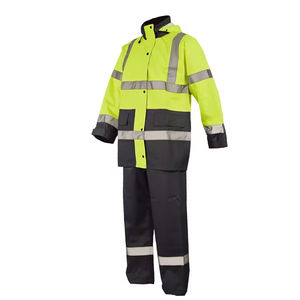Vêtements de sécurité, uniforme de travail, vente en gros, combinaison de sécurité haute visibilité en polyester, vêtements de travail personnalisés, antibactérien, unisexe, construction - Product Image 1