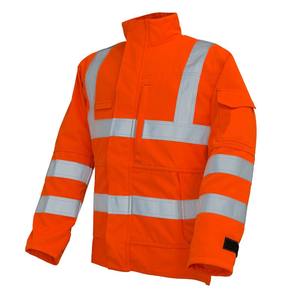 Ropa de Trabajo de Seguridad, Sudadera con Capucha de Alta Visibilidad Reflectante para Hombre, Chaqueta de Uniforme de Trabajo de Seguridad Más Cálida - Product Image 5