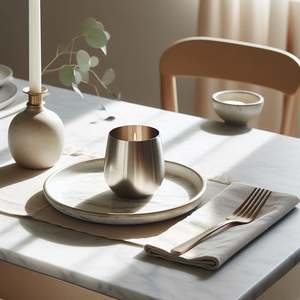 Portavelas de hierro plateado de primera calidad Diseño minimalista hecho a mano para eventos de fiesta de boda de Navidad Otros portavelas - Product Image 1