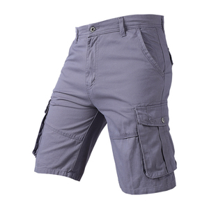 Vente en gros de shorts d'été décontractés d'extérieur en coton avec poche pour hommes, shorts amples de fitness et cargo pour hommes avec service OEM - Product Image 4