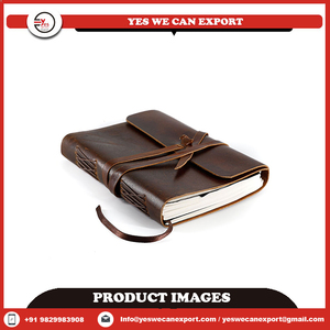 Da cổ điển Tạp Chí với khóa đóng cửa Antique deckle cạnh Giấy trống kế hoạch thiết kế giá rẻ bán cổ điển da Nhật Ký - Product Image 4