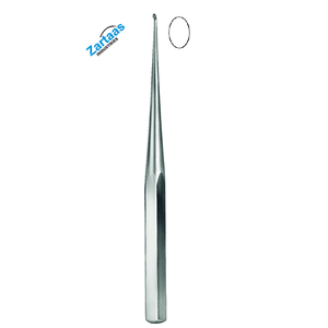 Curette ovale en acier inoxydable de haute qualité, solide, figure 2, largeur 6 mm, longueur 23 cm, instruments chirurgicaux - Product Image 1