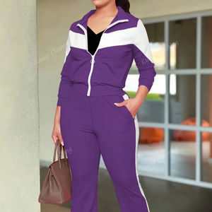 Ensemble de survêtement pour femmes, vêtements de sport décontractés, parfait pour l'entraînement, le streetwear et le confort quotidien - Product Image 2