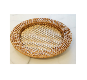 Centerpieces Rattan Charger Plate Round for Event <b>Table</b> Decor <b>Wedding</b> High Quality Natural Eco-Friendly Charger Plate - Product Image 4