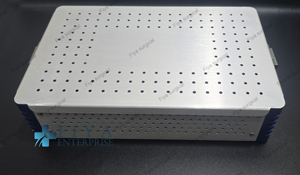 Caja de esterilización manual eléctrica de aluminio para juego de instrumentos - Product Image 4