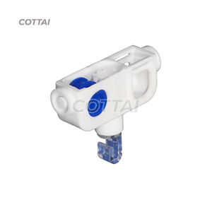 Profil haut J crochet stores verticaux lucarne fenêtres large entretoise en plastique transporteur intégré corde plaine personnalisable classique - Product Image 1