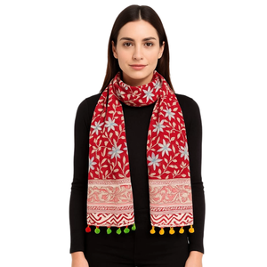 <b>Women</b> Cotton <b>Scarf</b> Stole Soft Breathable Fabric <b>for</b> Office Travel and Daily Use <b>for</b> Best Price - Product Image 3