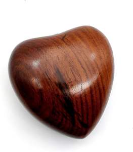 Wooden Heart Urn Keepsake Cremation Urn <b>for</b> Human Pet <b>Ashes</b> Handcrafted Urn Heart Shaped - Perfect <b>for</b> Adults & Infants - Product Image 5