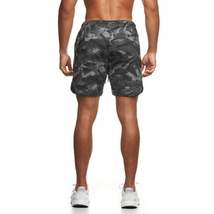 AMW New Fashion Europe Style Camo Elastique Gym Fitness Running Casual Drawstring Réglable Ceinture Hommes Shorts - Product Image 6