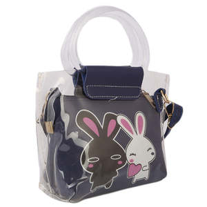 กระเป๋าสะพายไหล่เด็กผู้หญิง 003 -สีกรมท่า - Product Image 1
