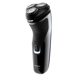 Afeitadora Eléctrica 3 en 1 para Hombre, Inalámbrica, Negra, Recargable, Recortadora de Barba, 45 Minutos de Autonomía, Recortadora de Bigote y Patillas para Rostro, Uso en RV - Product Image 1