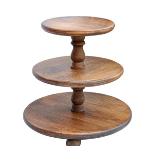 Décoration de table de luxe pour la maison, support à gâteau et à desserts en résine à 2 niveaux, pour usage domestique et hôtelier - Product Image 6