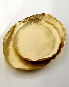 Plateau métallique en aluminium décoratif pour la maison, les hôtels et les restaurants, exposer et servir des fruits - Product Image 5