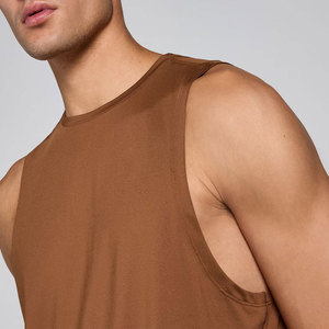 Camisetas sin mangas ligeras y personalizadas para hombre, camisetas musculares de compresión atlética de secado rápido, camiseta de verano transpirable - Product Image 6
