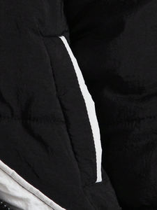 Men's High Street Style Casual Windbreaker Winter <b>Puffer</b> <b>Jacket</b> Hooded Stand Collar High Quality Light Effect <b>Thin</b> Nonwoven - Product Image 4