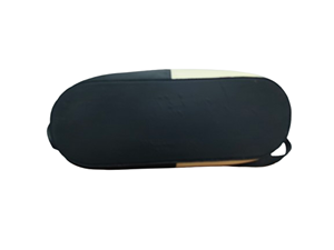 Bolso de mano de poliéster reciclado personalizado de lujo para mujer Correa con asa ajustable cierre de cremallera bordado rebordear remache de mujer - Product Image 5