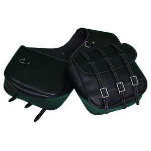 Sac de selle en cuir sculpté à la main pour cheval et moto Western personnalisé avec SS Fitting Logo personnalisé par Leathertooled - Product Image 3