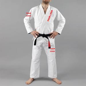 Logotipo personalizado BJJ Gi 450gsm tejido de perlas de algodón Jiu Jitsu Kimono uniforme OEM de fábrica profesional de artes marciales - Product Image 1